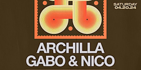 Saturday at Spazio: Archilla, Gabo&Nico