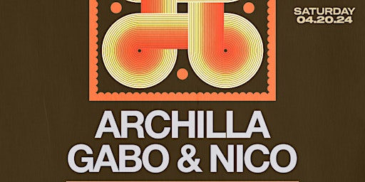 Imagem principal de Saturday at Spazio: Archilla, Gabo&Nico