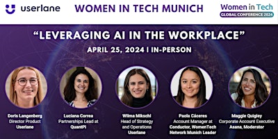 Hauptbild für Women in Tech Munich 2024