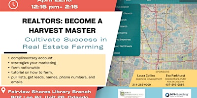 Hauptbild für Realtors: Become A Harvest Master