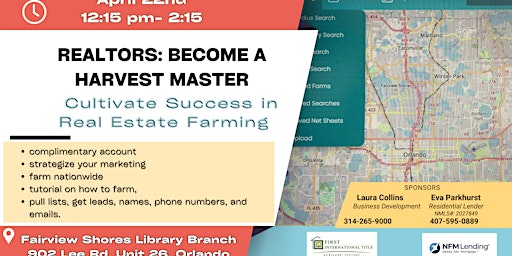 Primaire afbeelding van Realtors: Become A Harvest Master