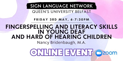 Imagen principal de Fingerspelling and Literacy Skills in Young Deaf and HoH Children