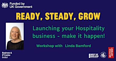 Hauptbild für Launching your hospitality business...make it happen - Read, Steady,  Grow