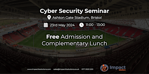 Primaire afbeelding van Cyber Security Seminar & Briefing Brunch