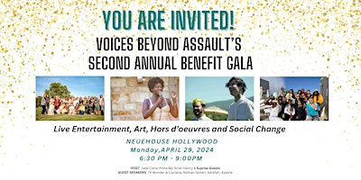 Hauptbild für NEUEHOUSE & VOICES BEYOND ASSAULT'S SECOND ANNUAL BENEFIT GALA