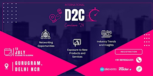 International D2C Conclave'24 primary image