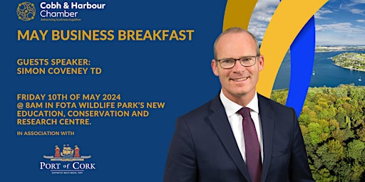 Hauptbild für May Business Breakfast in association with Port of Cork