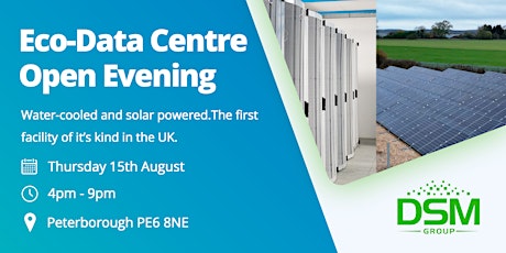 DSM Group - Eco Data Centre Open Evening