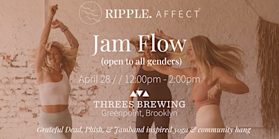 Imagem principal do evento Jam Flow @ Threes Brewing