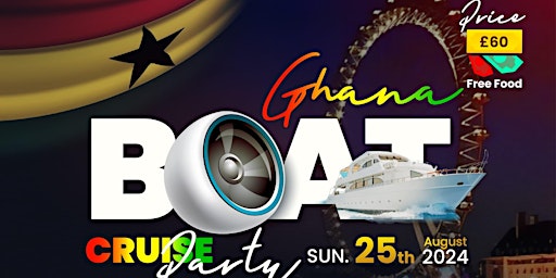 Primaire afbeelding van Ghana Boat Cruise Party