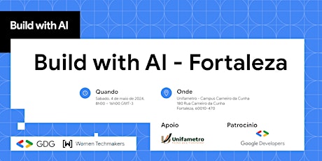 Imagem principal do evento Build with AI - Fortaleza