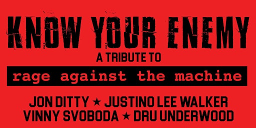 Imagen principal de KNOW YOUR ENEMY: Rage Against The Machine Tribute + ELITE: Deftones Tribute