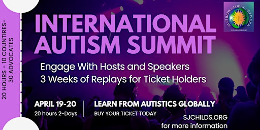 INTERNATIONAL AUTISM SUMMIT 2024 primary image