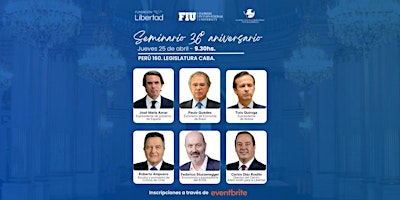 Imagem principal do evento Seminario 36 aniversario Fund. Libertad. Jueves  25 de abril, 9:30 hs