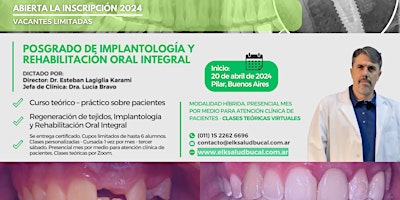 Imagen principal de Posgrado de implantología y rehabilitación oral integral