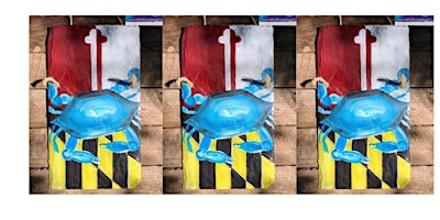 Immagine principale di Maryland Crab: Glen Burnie, Bubba's 33 with Artist Katie Detrich! 