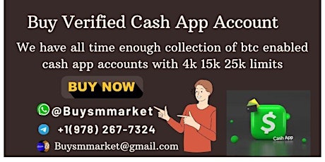 Fully Verified BTC Enabled Cash App Accounts