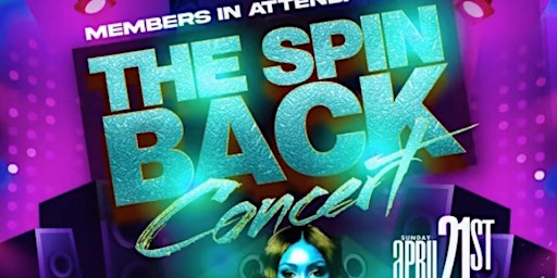 Imagem principal do evento The Spin Back