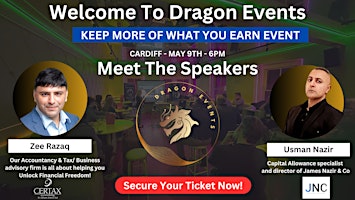 Hauptbild für Dragons Event - 9th May 2024