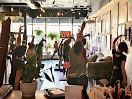 Immagine principale di All-Levels Yoga Class at Sacred Waters Kava Bar- [Bottoms Up! Yoga & Brew] 