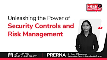 Unleashing the Power of Security Controls and Risk Management primary image