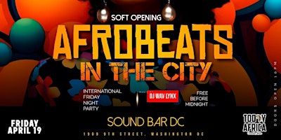 Imagem principal de Afrobeats In the City-Presented By Today Africa