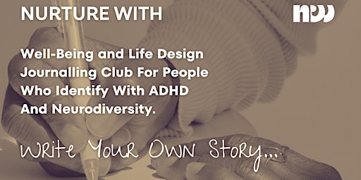 Primaire afbeelding van Adhd Well-being and Life Design Journalling Club.