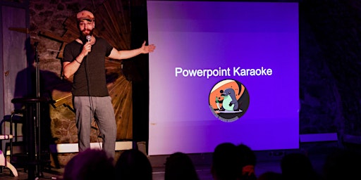 Hauptbild für Humor vom Mars: Improvisierte Comedy auf Deutsch - PowerPoint Karaoke!