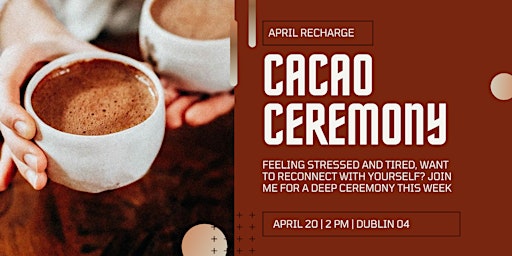 Mindful Cacao Ceremony, Meditation and Vocal Journey primary image