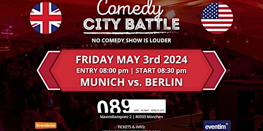 Comedy City Battle Munich -Berlin primary image