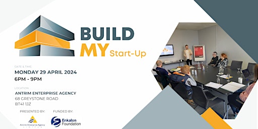 Imagem principal do evento Build My Start Up Clinic - Antrim Enterprise