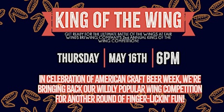 2nd Annual King of the Wing at Fair Winds Brewing Co.