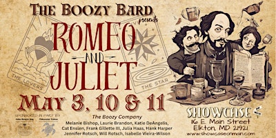 Imagem principal do evento The Boozy Bard presents Romeo & Juliet