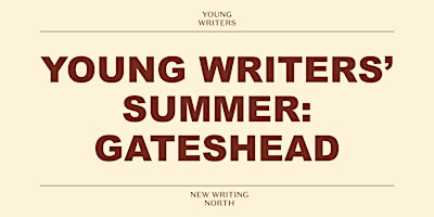 Young Writers' Summer: Gateshead primary image