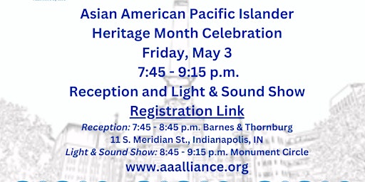 Primaire afbeelding van Asian American Alliance Inc. kicks off AAPI Heritage Month