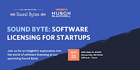 Sound Byte: Software Licensing for Startups