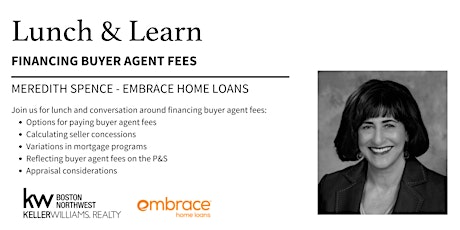 Lunch and Learn:  Financing Buyer Agent Fees
