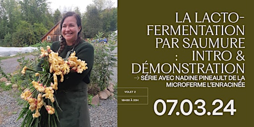 Imagem principal do evento MANGER LOCAL À L'ANNÉE - La lacto-fermentation par saumure : intro & démo