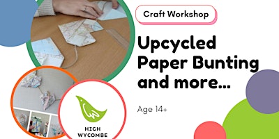 Imagem principal do evento Upcycled Paper Bunting, Gift Envelopes & Mini Gift Bags Workshop
