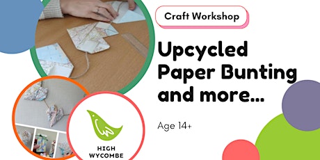 Upcycled Paper Bunting, Gift Envelopes & Mini Gift Bags Workshop