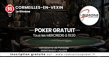 Imagem principal do evento Soirée RedCactus Poker X Le Simone à CORMEILLES-EN-VEXIN (95)