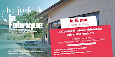 Imagem principal do evento Les Jeudis de la Fabrique : comment mieux référencer votre site web ?