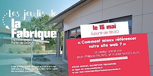 Les Jeudis de la Fabrique : comment mieux référencer votre site web ?  primärbild