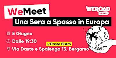 WeMeet | Una Sera a Spasso in Europa primary image