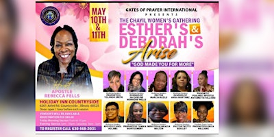 Imagem principal do evento The Chayil Women’s Gathering Esther’s & Deborah’s Arise