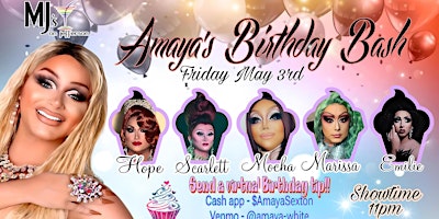 Imagem principal do evento Amaya's Birthday Bash
