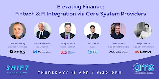 Imagem principal do evento Elevating Finance with Fintech & FI Integration via Core System Providers