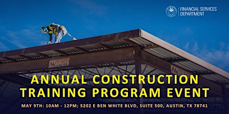 Annual Construction Training Program Event