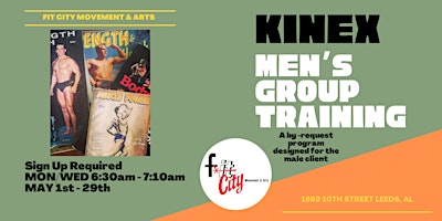 MAY  KINEX -MEN’S GROUP TRAINING primary image