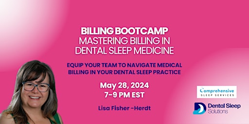 Hauptbild für Billing Bootcamp: Mastering Billing in Dental Sleep Medicine